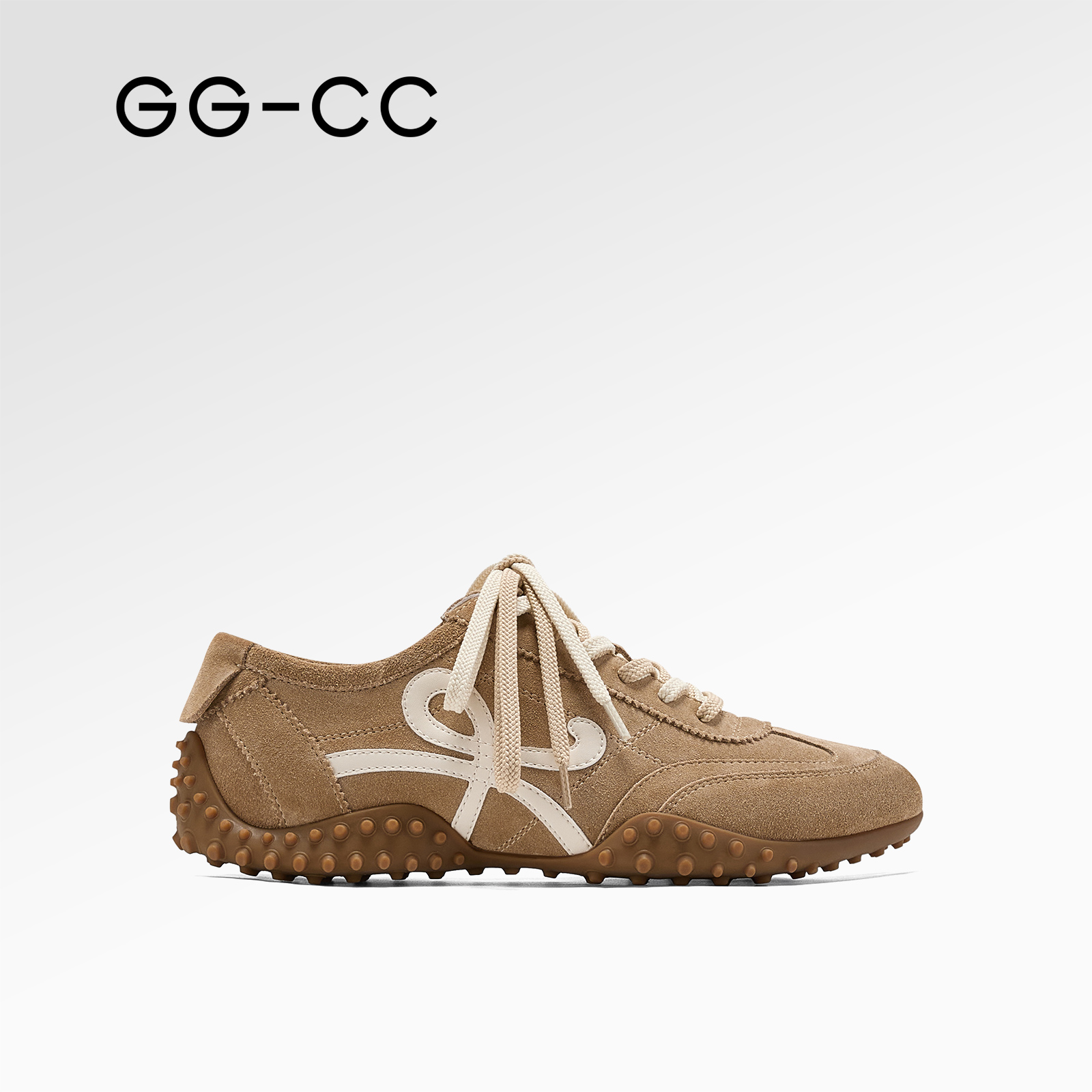 GGCC双鞋带复古德训鞋女