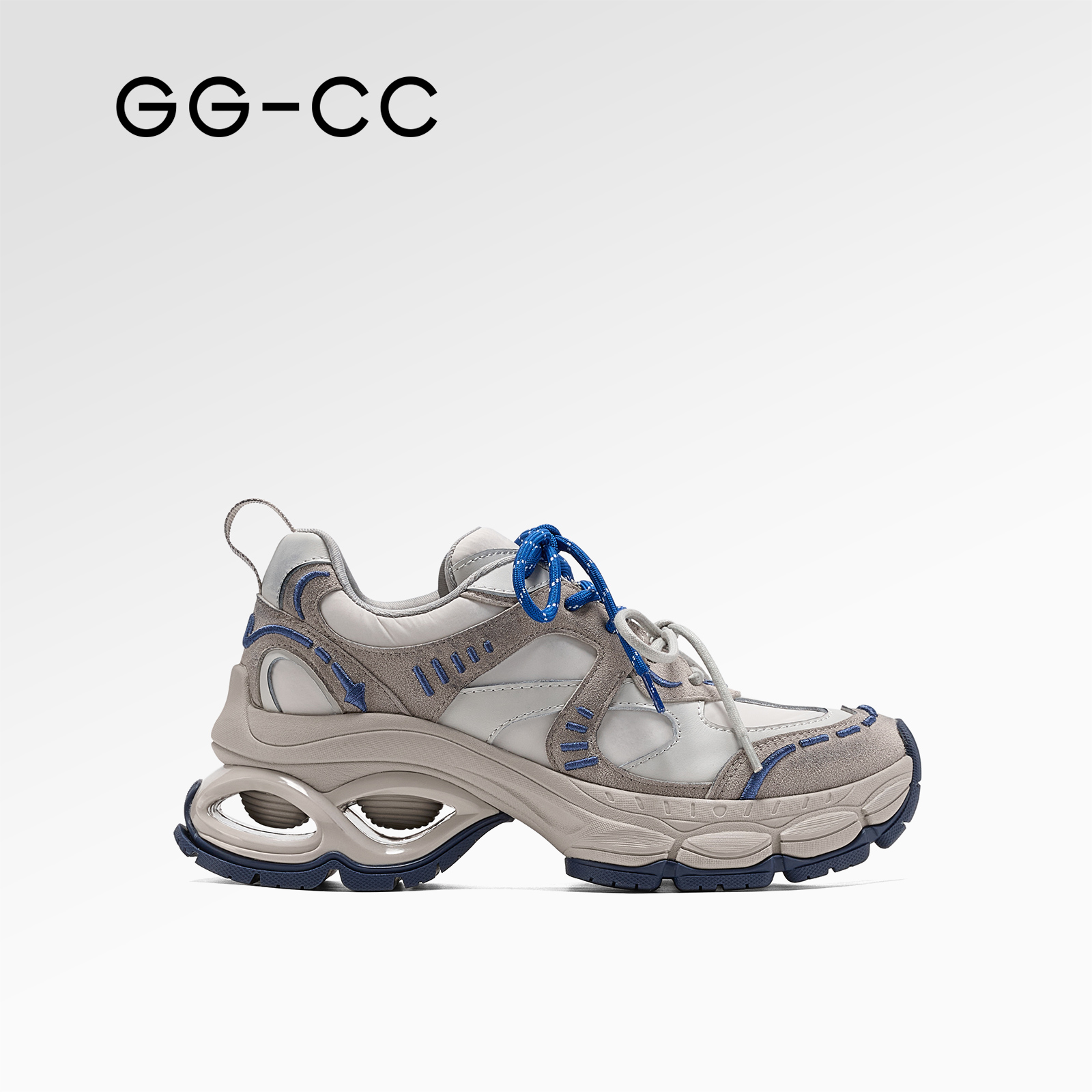 GGCC潮流时尚撞色赛博老爹鞋