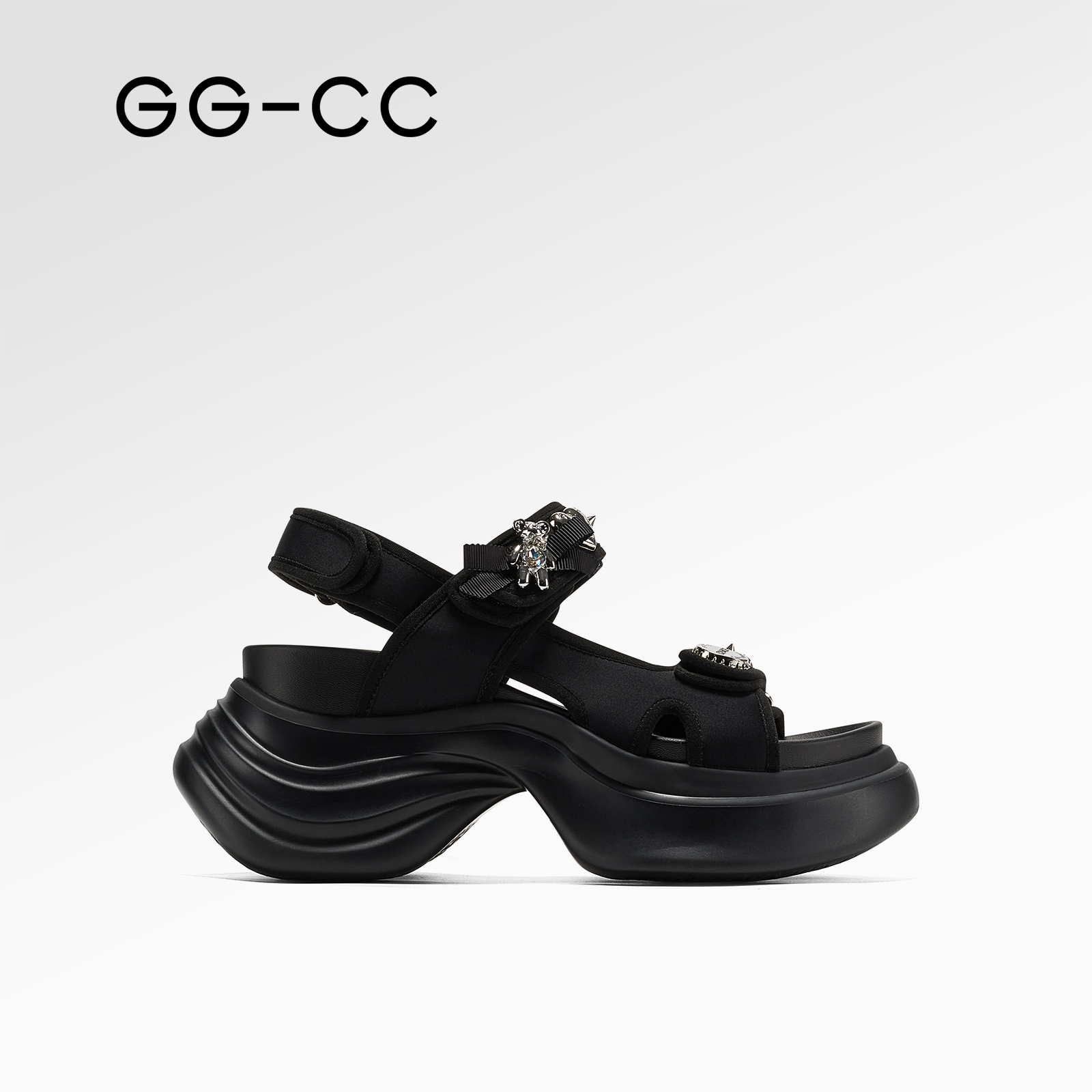 GGCC千禧复古厚底凉鞋