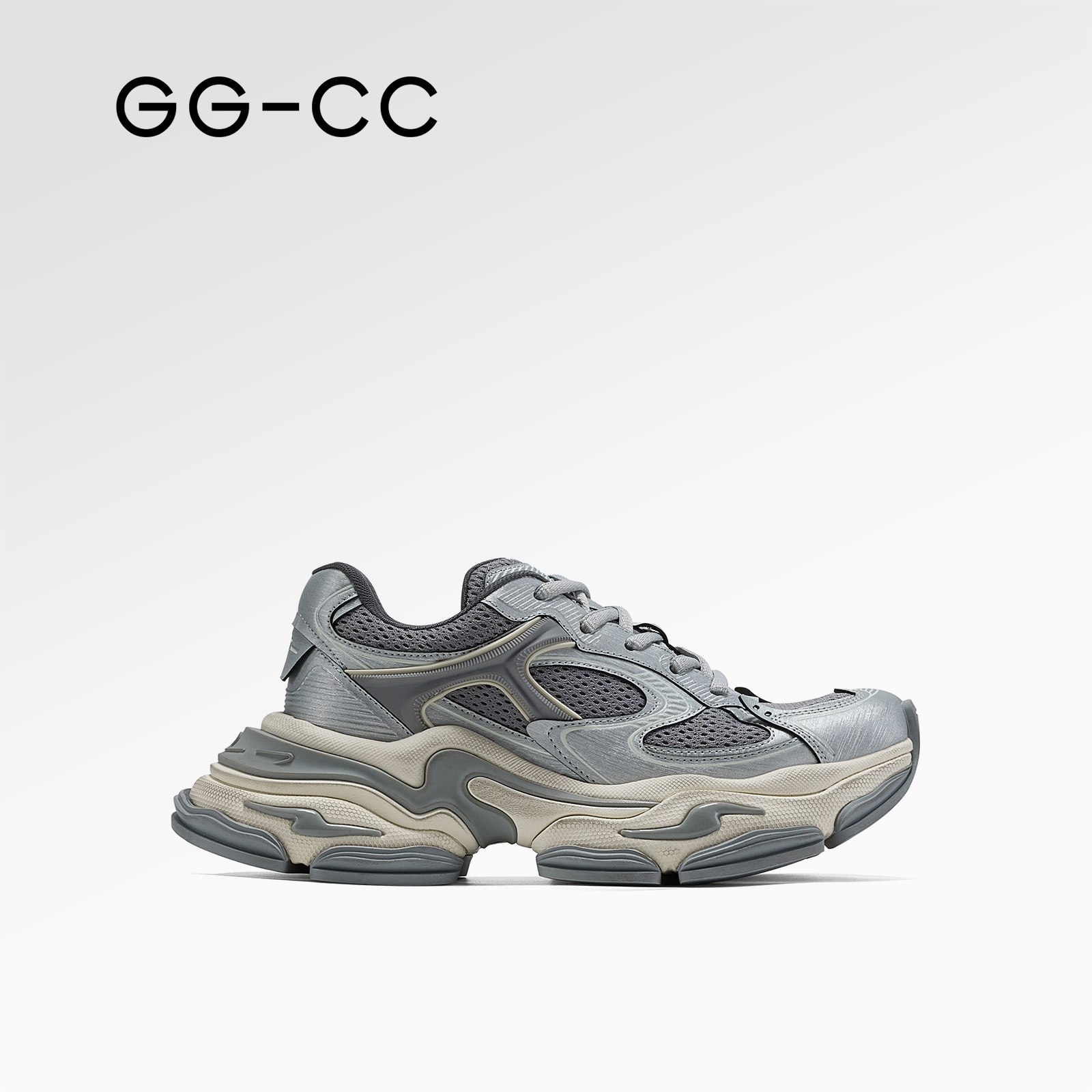 GGCC潮流时尚复古厚底老爹鞋