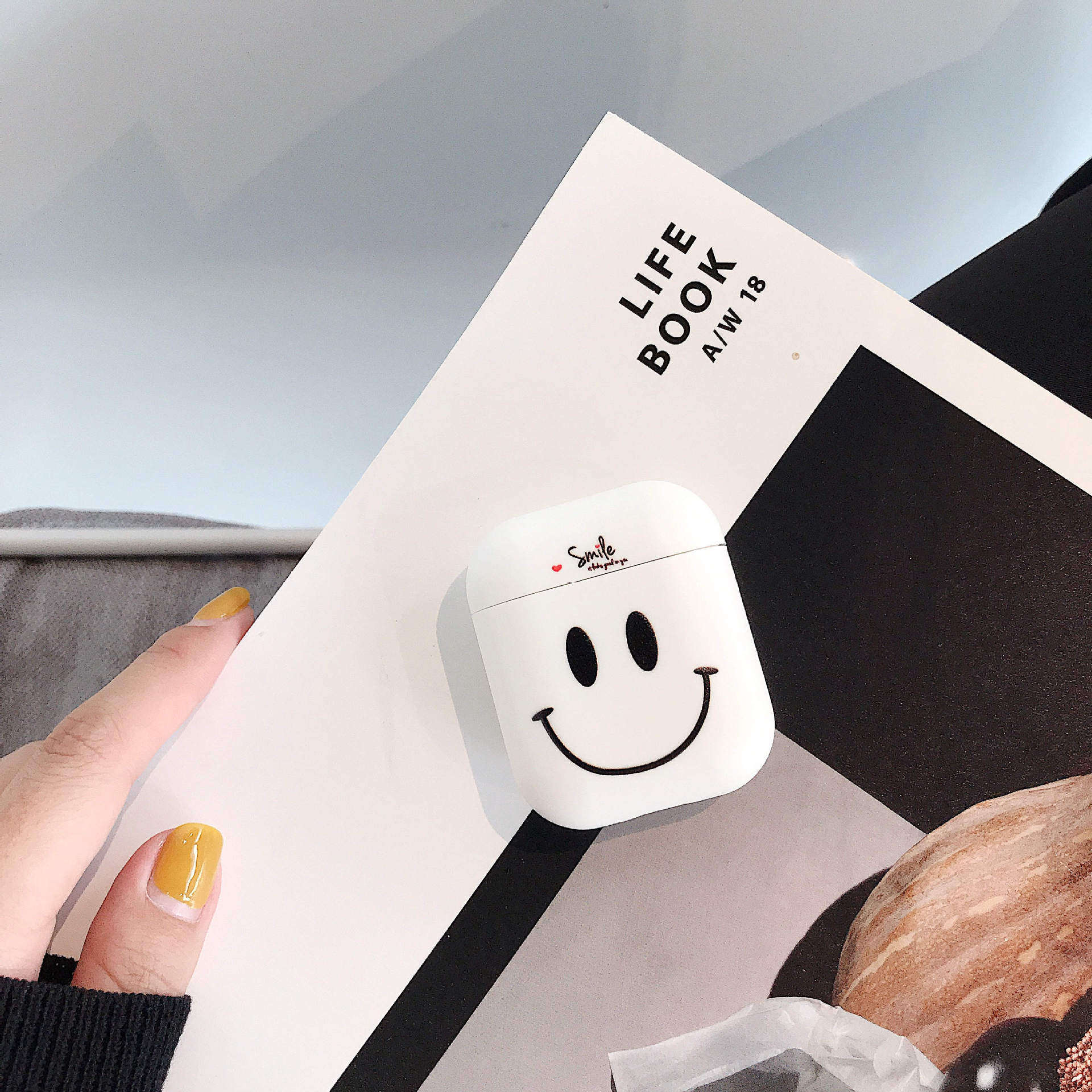 Airpods保护套无线蓝牙耳机 笑脸软壳硅胶保护套 苹果耳机套|ruв категории Цифровые аксессуары, MP3/Mp4 аксессуары, наушники - от Buy2taobao.com для оказания профессиональной услуги покупки агента Taobao