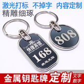 金属钥匙牌号码 牌数字编号牌酒店宾馆钥匙扣牌桑拿手牌寄存牌定制