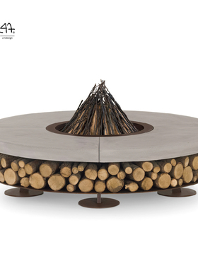 【意大利匠心】AK47 Ercole燃木庭院壁炉 豪宅定制尊享奢华新体验