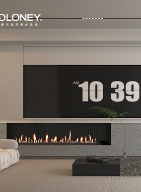 【智能生活】MOLONEY莫洛尼EVA酒精真火壁炉，高端家用取暖新风尚