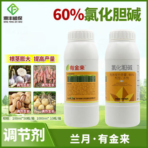 有金来60％氯化胆碱根茎膨大剂