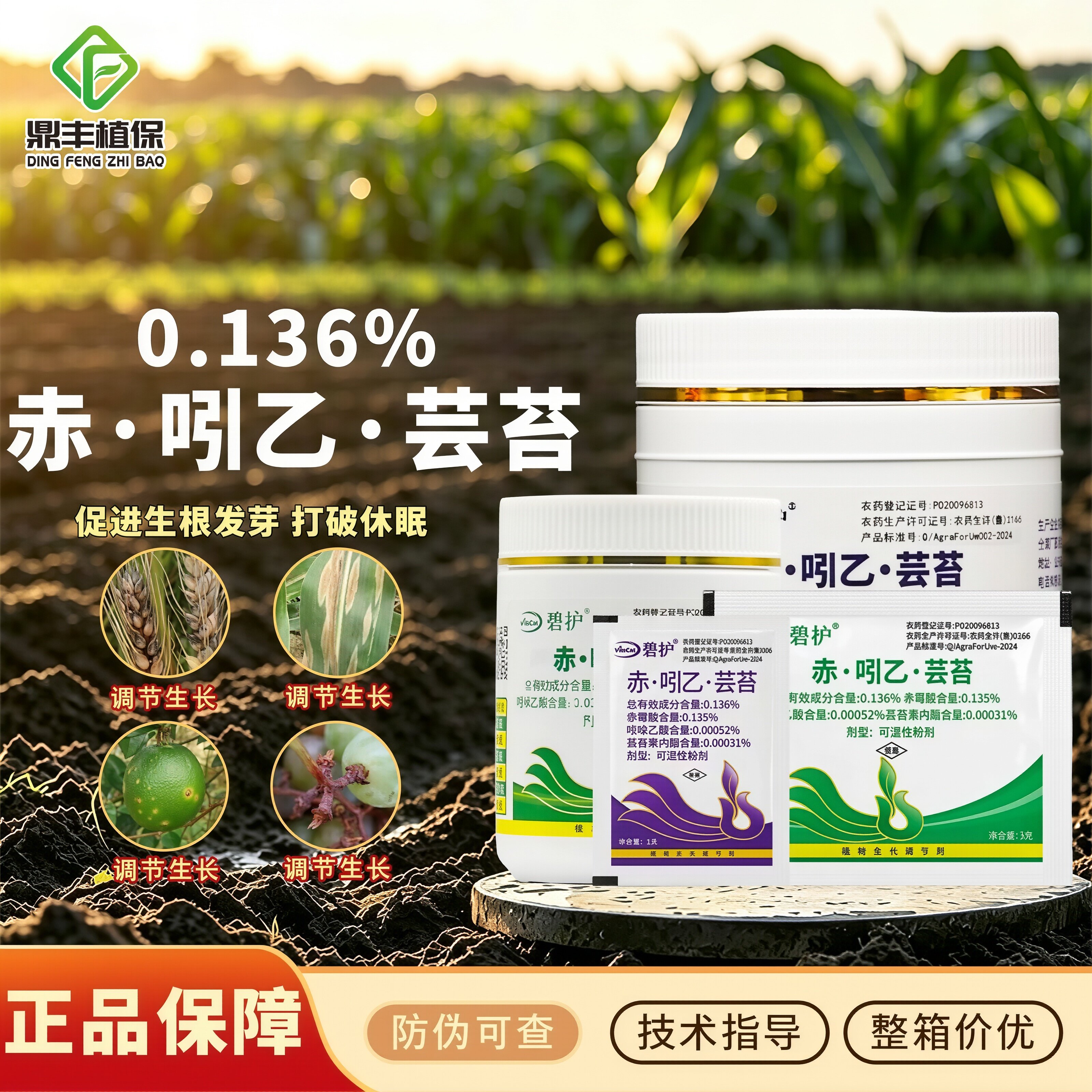 德国进口碧护赤霉酸吲哚乙酸芸苔素解药害打破休眠催芽生长调节剂