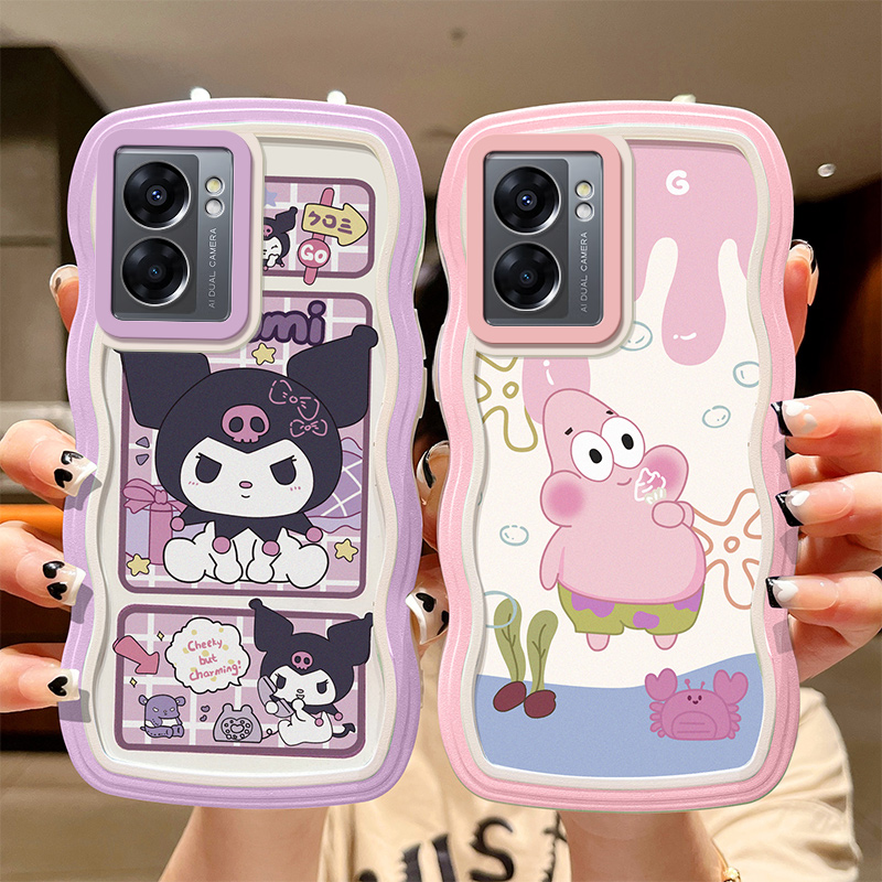 oppopftm20手机壳2022新款a57 5g卡通波浪边oppo真我v23硅胶oppoa575g动漫可爱oρpo女网红0ppoa57库洛米oppa