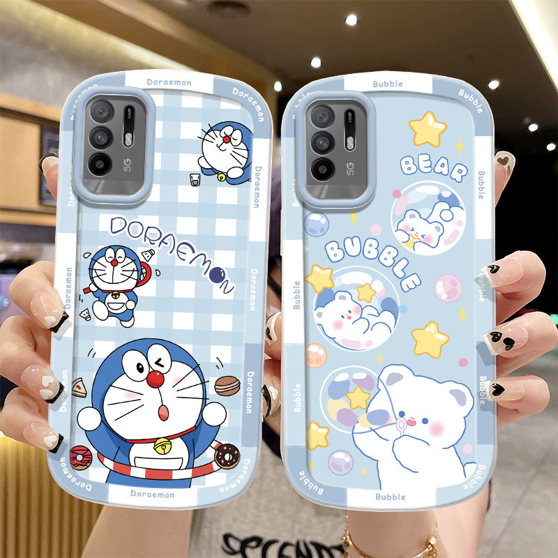 适用于oppopelmoo手机壳女防摔欧珀a95卡通盾牌a95 5g全包镜头pelt00