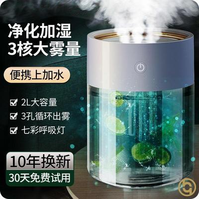 空气净化器加湿器一体机房间简易网红款2022年新款家用空调专用