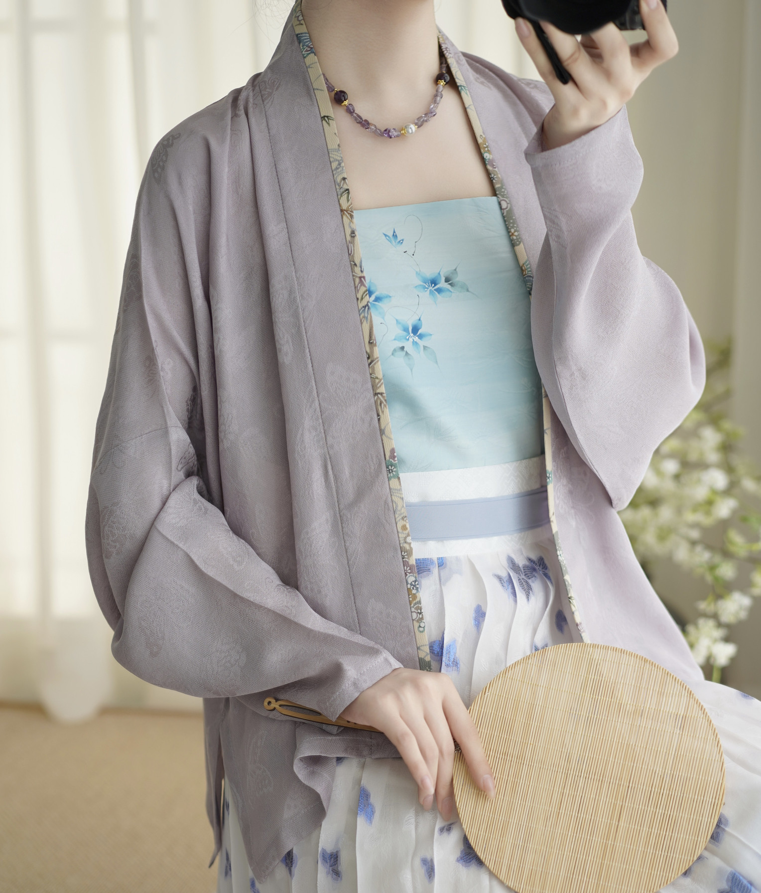 春染云织｜锦上花｜改良真丝宋抹真丝棉正绢吊带