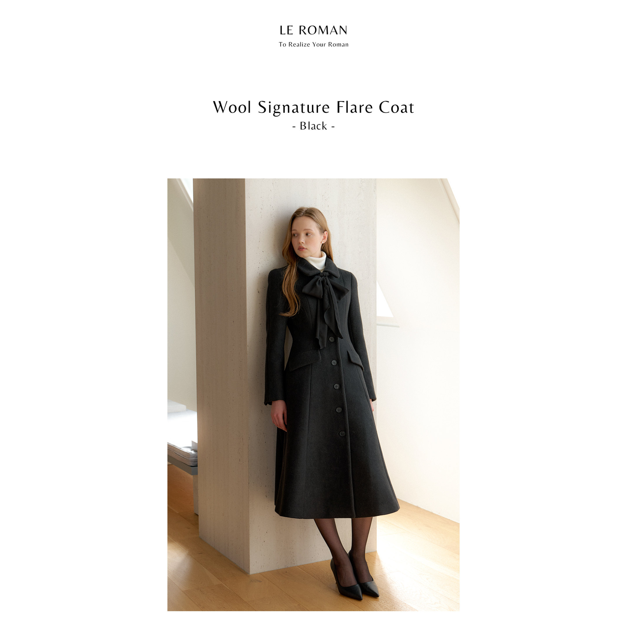 LEROMAN韩国直邮100%羊毛小蛮腰