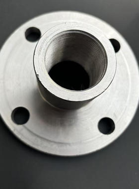 螺丝座 圆法兰型BRBR 内牙导向轴支座内螺纹光轴支撑座内螺纹法兰