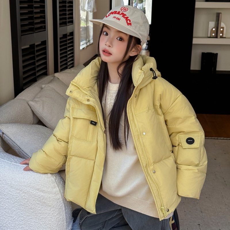 90白鸭绒儿童羽绒服三防面料加厚