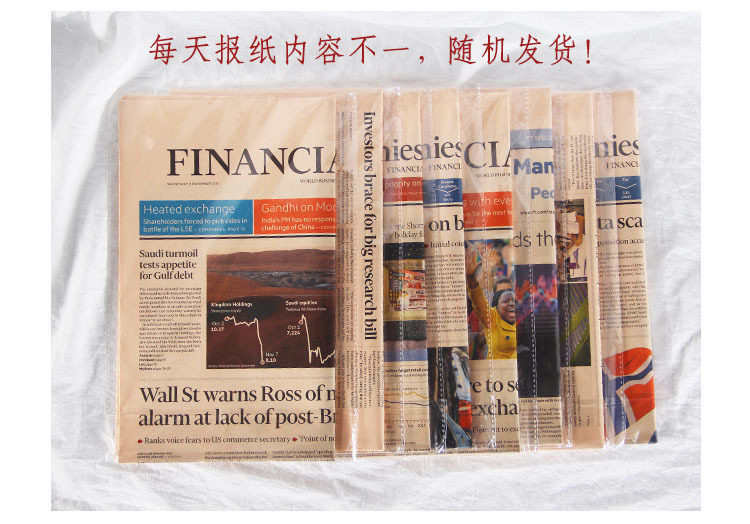 复古做旧英文报纸摄影道具拍照装饰摆拍ins风粉色黑白拍摄背景纸