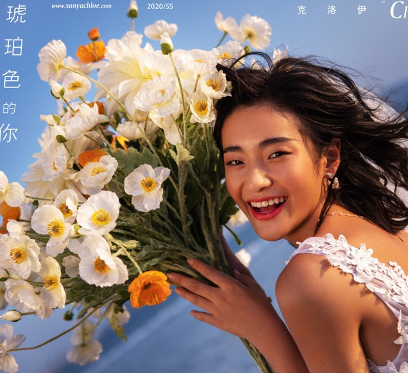 婚纱摄影道具新款韩式创意白色森系仿真花罂粟花旅拍影楼手捧花