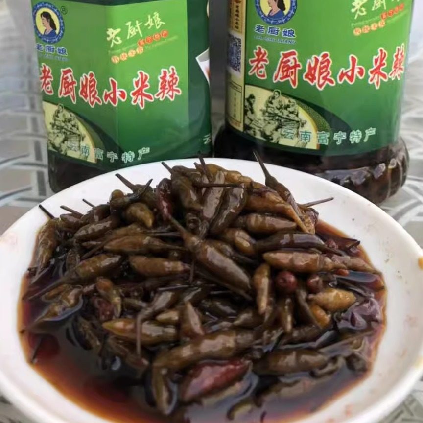 老厨娘泡椒酱油小米特辣两瓶