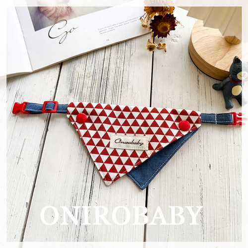 猫咪三角巾围脖围兜狗狗口水巾