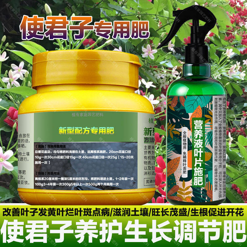 使君子专用肥料地栽阳台盆栽爬藤植物藤蔓花卉叶面肥三元素花肥料 - 实物图