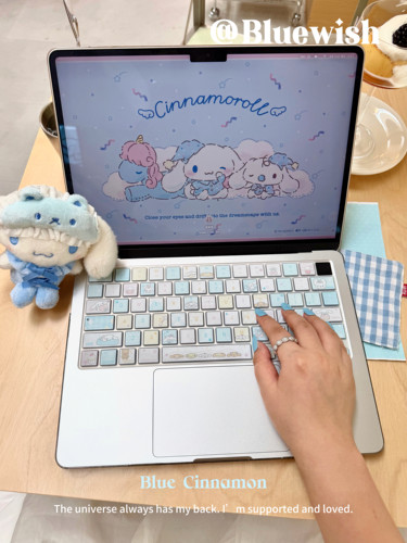Bluewish《玉桂狗》苹果电脑键盘膜Macbookpro防水neo防污air1314