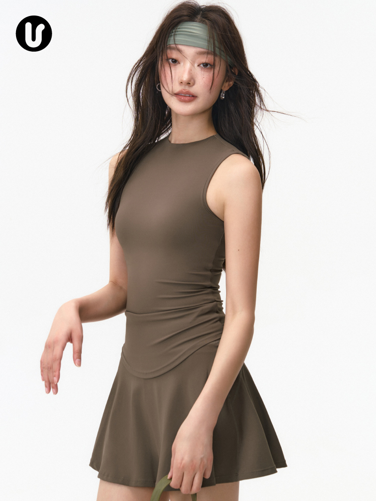 Sports Short Skirt Women's New Quick-Drying Yoga Wear Culottes Pilates Training Fitness Badminton Tennis Skirt Suit