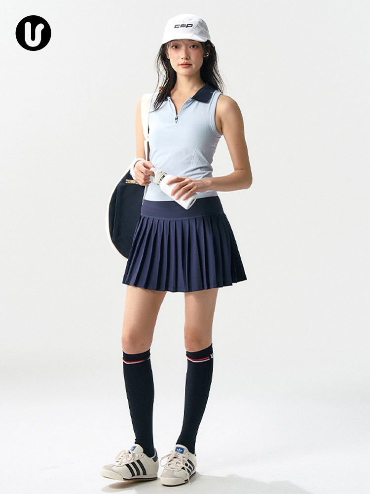 Sports Short Skirt for Women, New Pleated Tennis Skirt, Running Training Clothes, Fitness Badminton Suit, Yoga Skirt