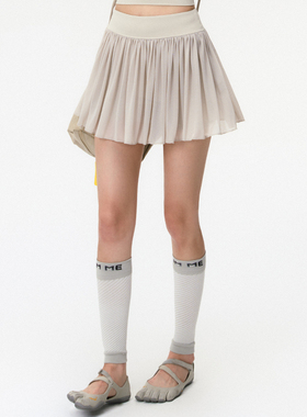 网纱运动短裙女新款速干半身瑜伽服裙裤健身跑步羽毛球网球裙套装