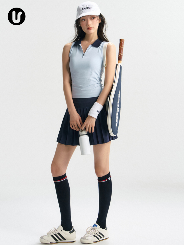 Sports Short Skirt for Women, New Pleated Tennis Skirt, Running Training Clothes, Fitness Badminton Suit, Yoga Skirt