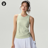 瑜伽服普拉提训练跑步羽毛球健身上衣套装 运动背心女新款 速干无袖