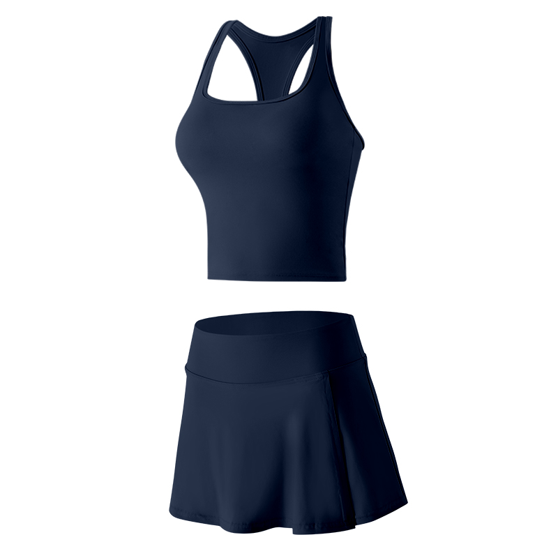 [Set]Badge Blue (Vest + Skirt)