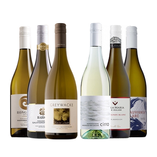 超值名庄组合 灰瓦岩 卷云 新玛利 荣阁派长相思干白葡萄酒6支装