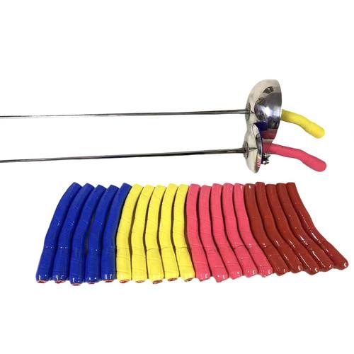 章牌击剑手柄超轻直型花重剑通用人体工学角度握持感舒适防滑耐用