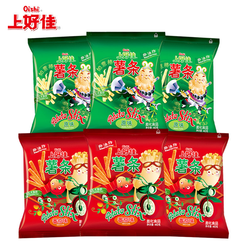 上好佳薯条40g番茄原味香酥脆追剧美味解馋膨化办公休闲小吃零食