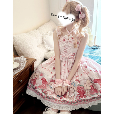 *兔莓礼盒SP*2.15再贩北极星Lolita粉色系意向金1R抵双层边夹一个