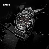 卡西欧海外旗舰店正品 官方官网AQ S810运动电子手表男学生初高中