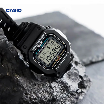 casio卡西欧旗舰店男女款DW-5600UE学生电子手表小方块g-shock