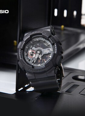 海外专供卡西欧旗舰店GA-110MB防水运动手表男士官方正品 G-SHOCK