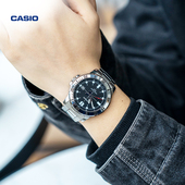 卡西欧旗舰店MTP VD01L剑鱼防水商务考试专用手表男官网官方正品