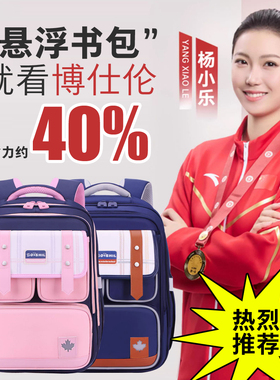黑科技高级书包博仕伦悬浮减重书包护脊防水13-9年级学生男孩女孩