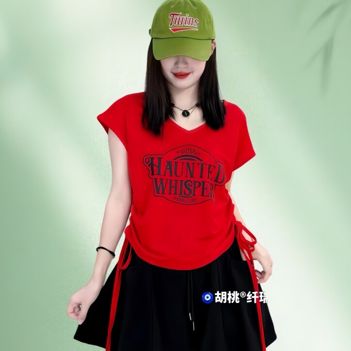 夏季女冰感T恤短裙裤套装速干
