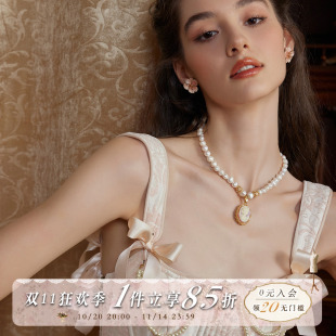 宫廷风提花鱼骨胸衣荷叶边缎面半身裙 法式 LaceMade 公主辛西娅