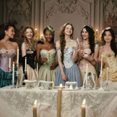 重工鱼骨胸衣礼服裙半裙套装 LaceMade 公主系列收藏款 法式 六公主