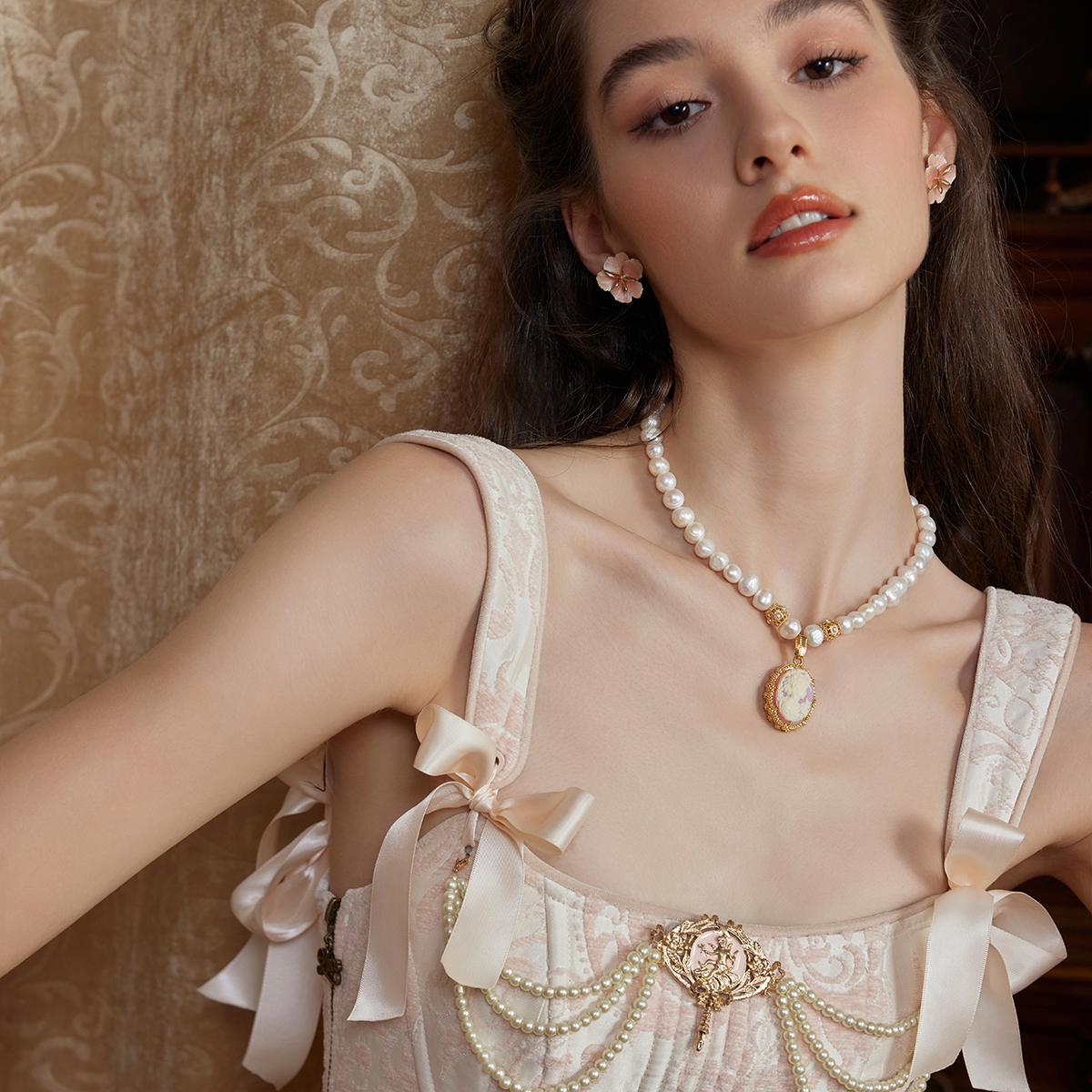 LaceMade新品法式胸衣半裙套装