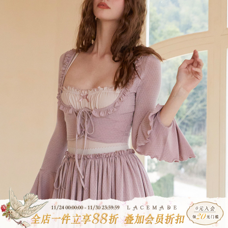 23年夏季设计感小众芭蕾舞套装