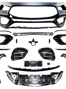适用奔驰CLA级 C118 CLA200 CLA35 升级CLA45 AMG前杠包围改装