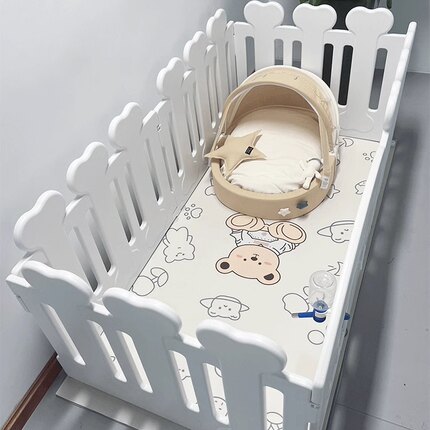 QTA狗笼子自由组装室内宠物围栏狗栅栏狗窝中小型犬狗围栏狗护栏