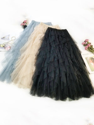 Fashion utu ulle Skirt Women Long axi Skirt 2023 ing Summer