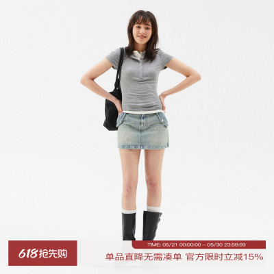 气质百搭修身显瘦短袖T恤女