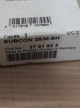 Phoenix菲尼克斯D-SUB总线连接器 SUBCON 25/M-SH，2761622 现货