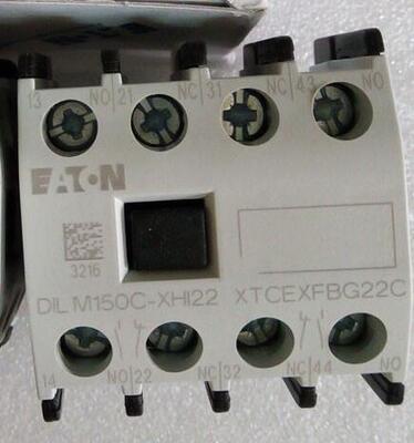 DILM150C-XHI22 EATON伊顿穆勒接触器辅助触点触头原装现货2开2闭