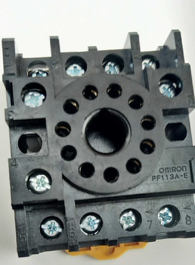 中间继电器十一脚底座PF113A-E 11孔插座 MK2KP MK3SP MK3P-I配套